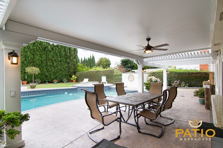 Elitewood Combo Patio Cover in Orange County, California Patio Warehouse