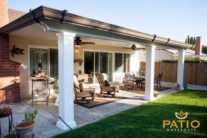 Elitewood Solid Patio Cover in Orange County, California