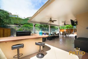 Elitewood Solid Patio Cover in Orange County, CA