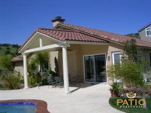 Elitewood Solid Patio Cover in Orange County, California